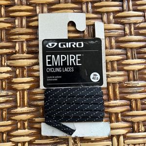 Giro Empire Reflective Shoe Laces 50” 127cm Black Laces for Cycling Shoes